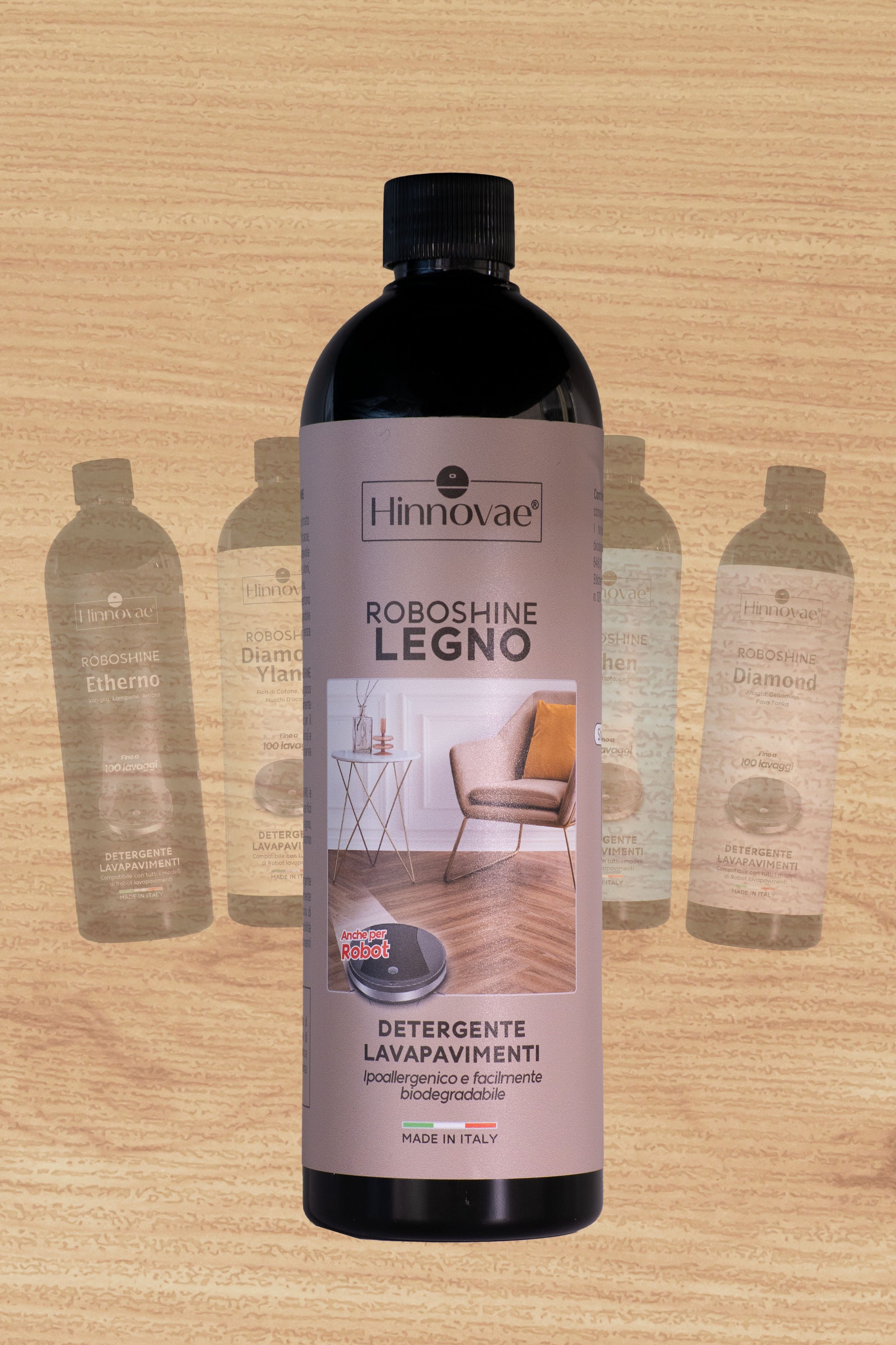 Kit LEGNO - Lavapavimento per legno + detergente  a scelta