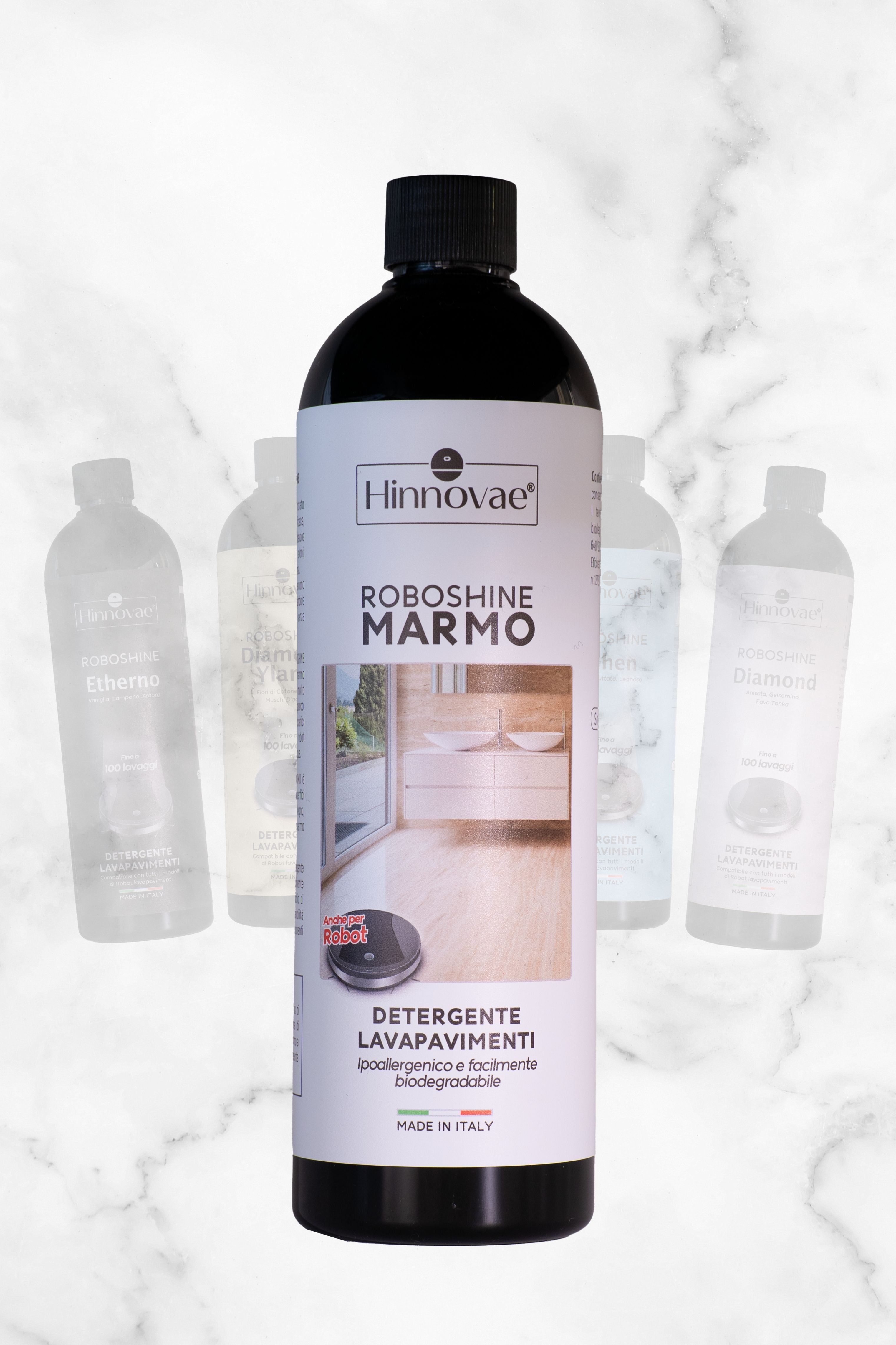 Kit MARMO - Lavapavimento per il marmo + detergente  a scelta